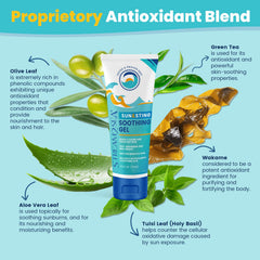 STREAM 2 SEA close-up of aloe gel on skin illustrating cooling hydration and comfort