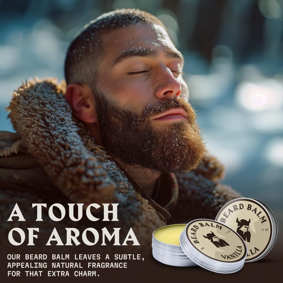 Striking Viking ingredients flatlay with oils and butters for nourishment