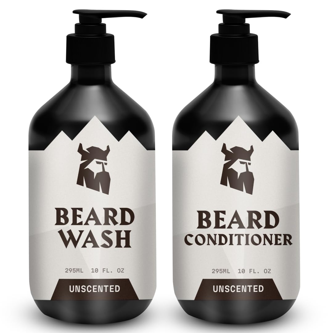 Striking Viking front packaging showing both 10 oz bottles and unscented benefit