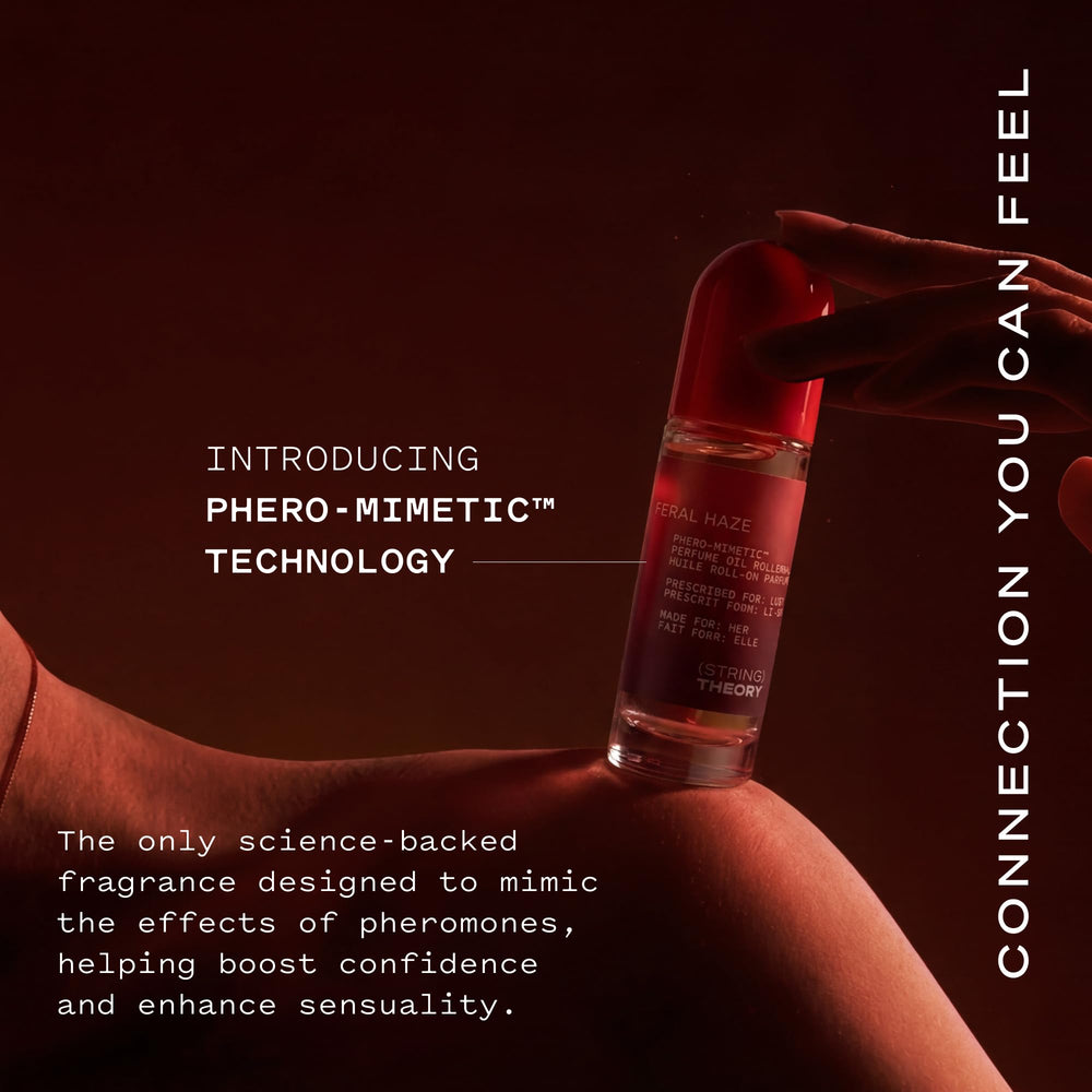 STRING THEORY applied to wrist pulse point for intimate scent activation