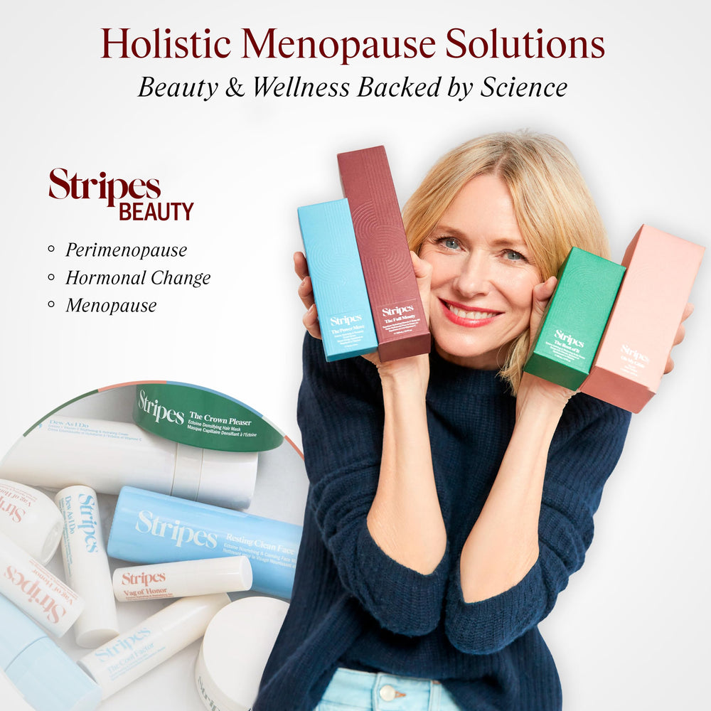 STRIPES demonstrating quick absorption for non-greasy, comfortable wear