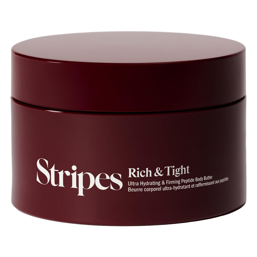 STRIPES jar front view showcasing product and brand for clear shelf appeal