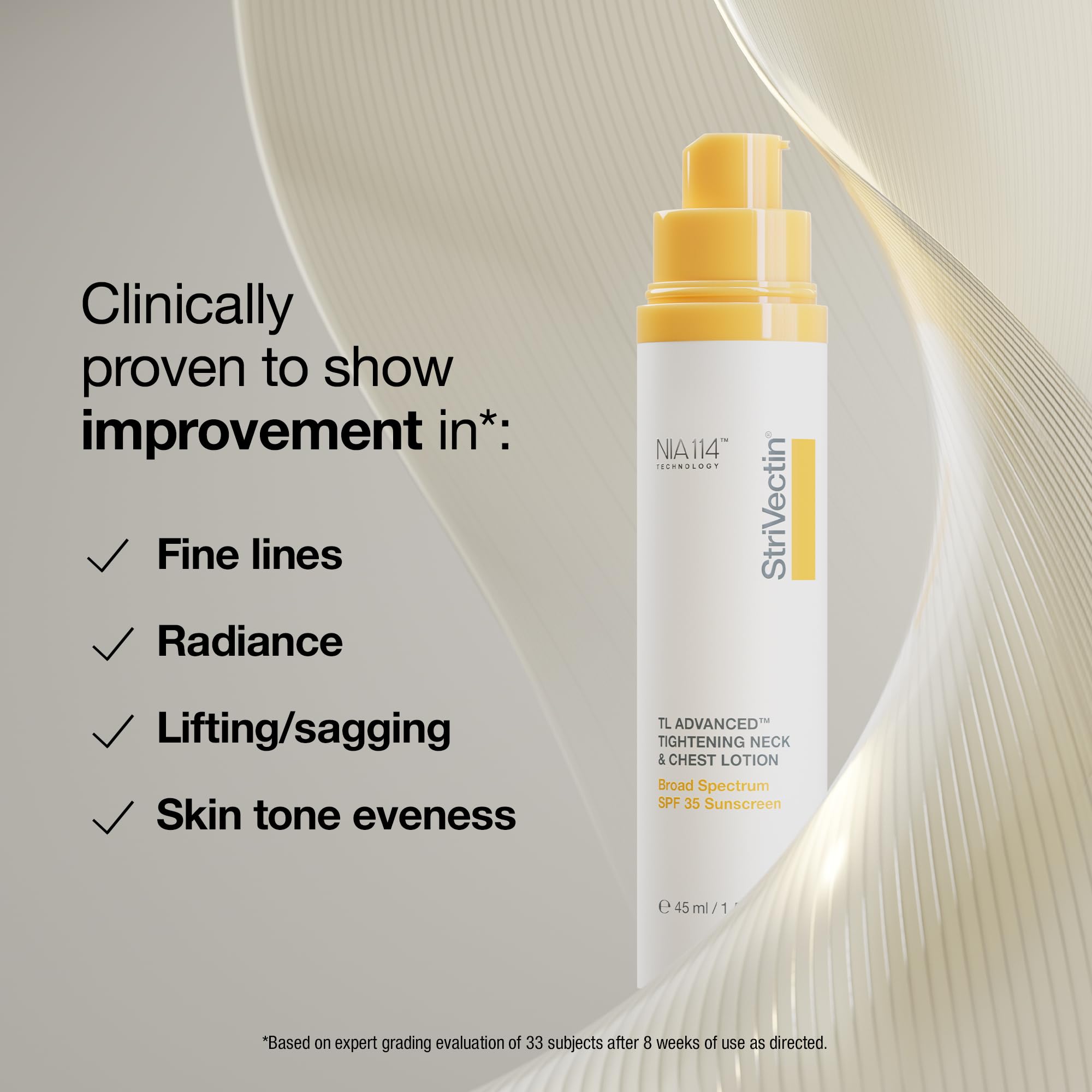 StriVectin back label close-up showing ingredients and usage guidance