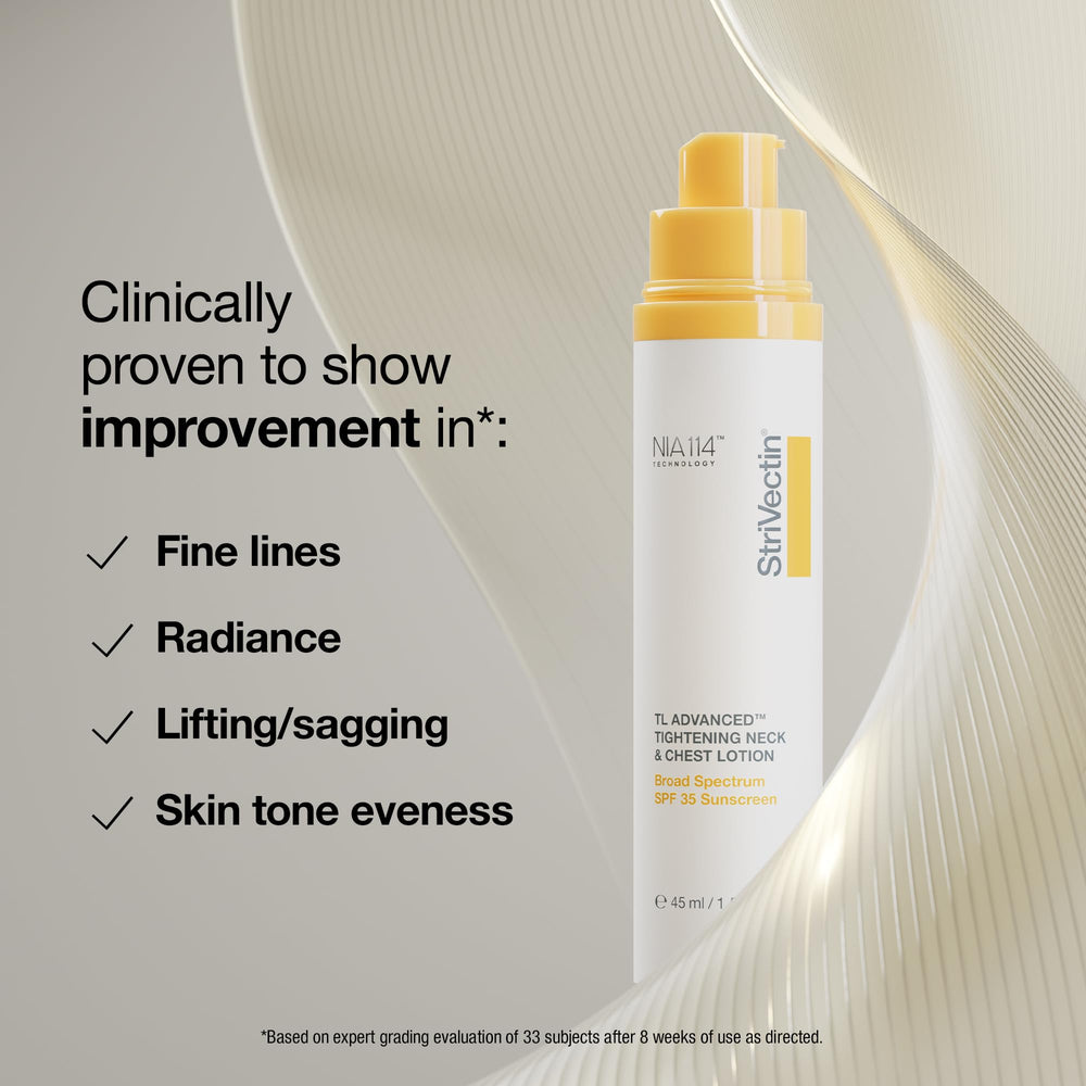 StriVectin back label close-up showing ingredients and usage guidance