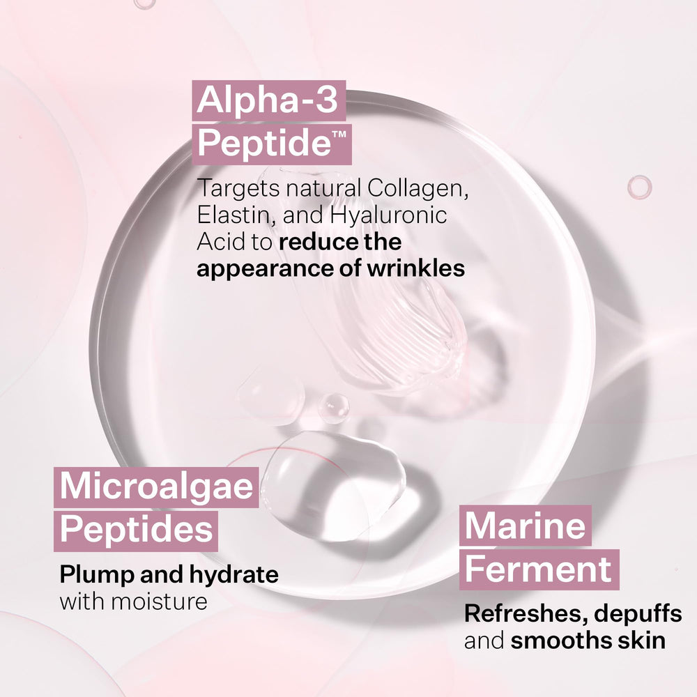 StriVectin model applying eye masks demonstrating comfortable fit