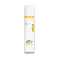 StriVectin front packaging showing tightening neck and chest lotion benefits