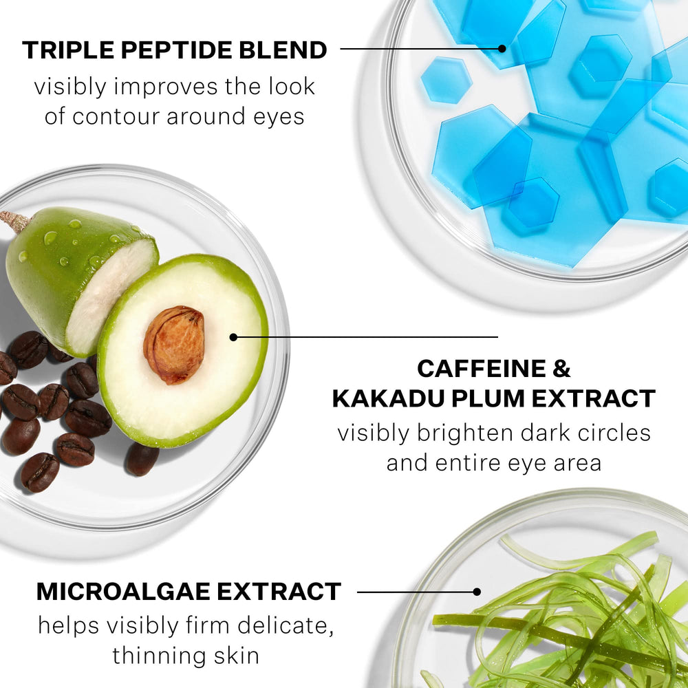 StriVectin ingredient botanicals flatlay illustrating peptide and botanical support