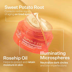 StriVectin applied to orbital bone demonstrating gentle coverage and glow