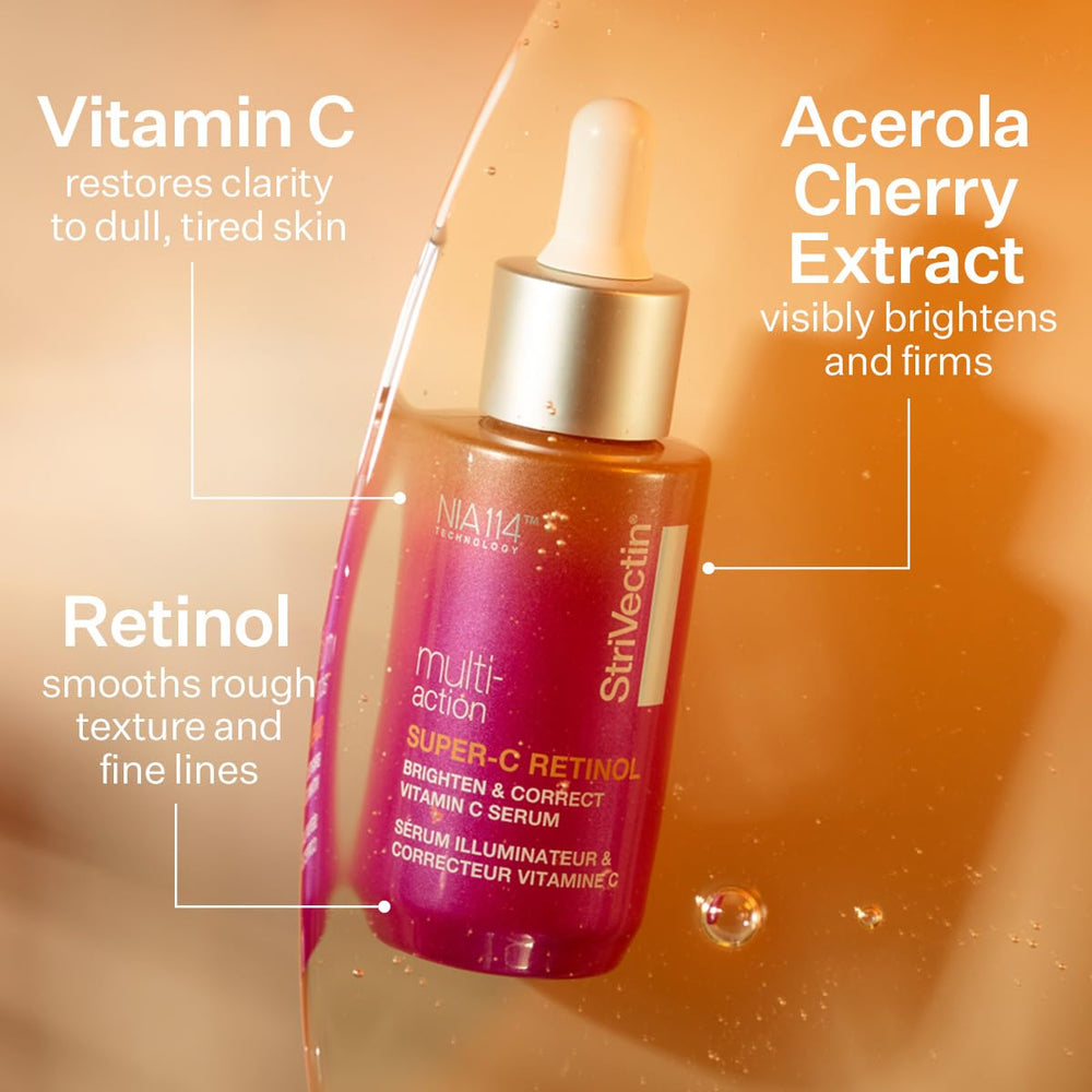 StriVectin serum texture close-up showing lightweight absorption
