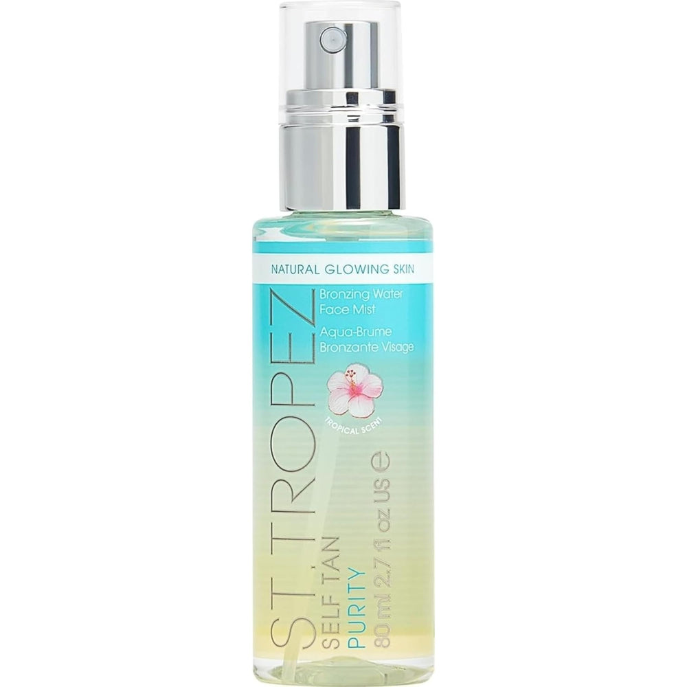 St.Tropez front bottle view showing label and compact travel size benefits