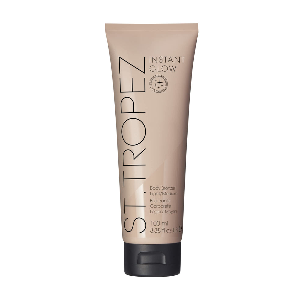 St.Tropez front packaging showing bottle and immediate bronzed finish