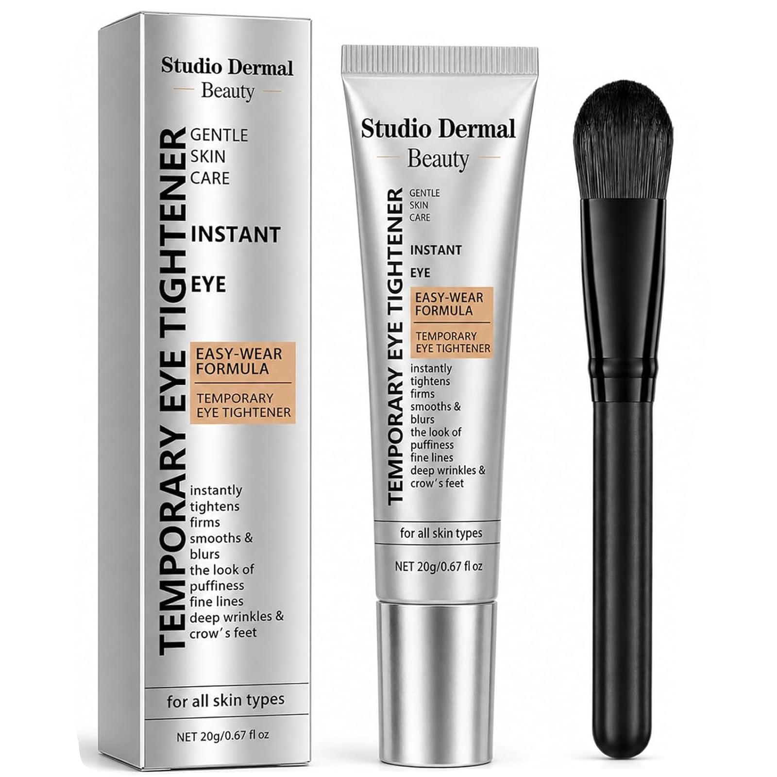 Studio Dermal Beauty front packaging showing compact bottle and clear label for easy identification