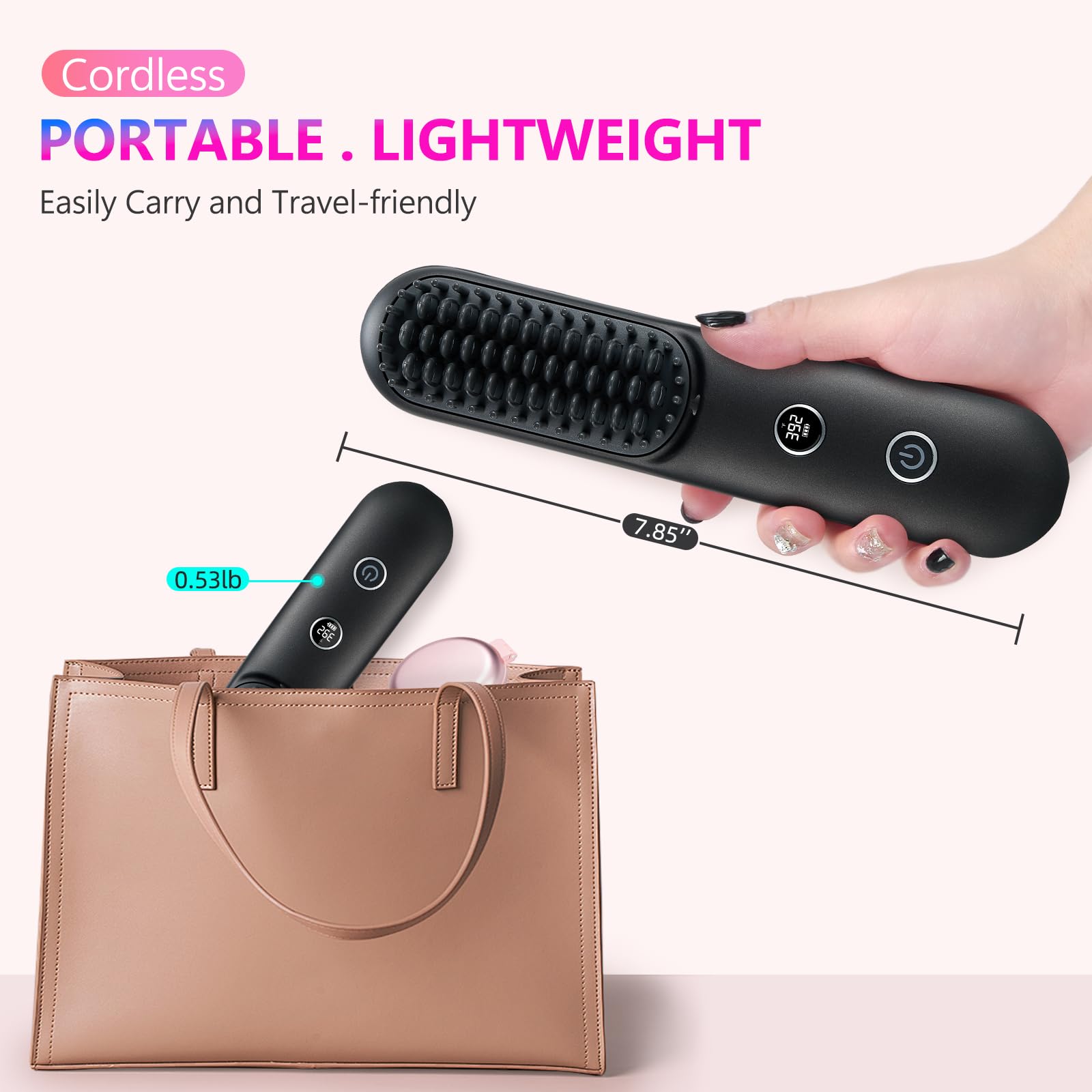 STUDLLY Type-C cable plugged into device for fast, convenient recharging