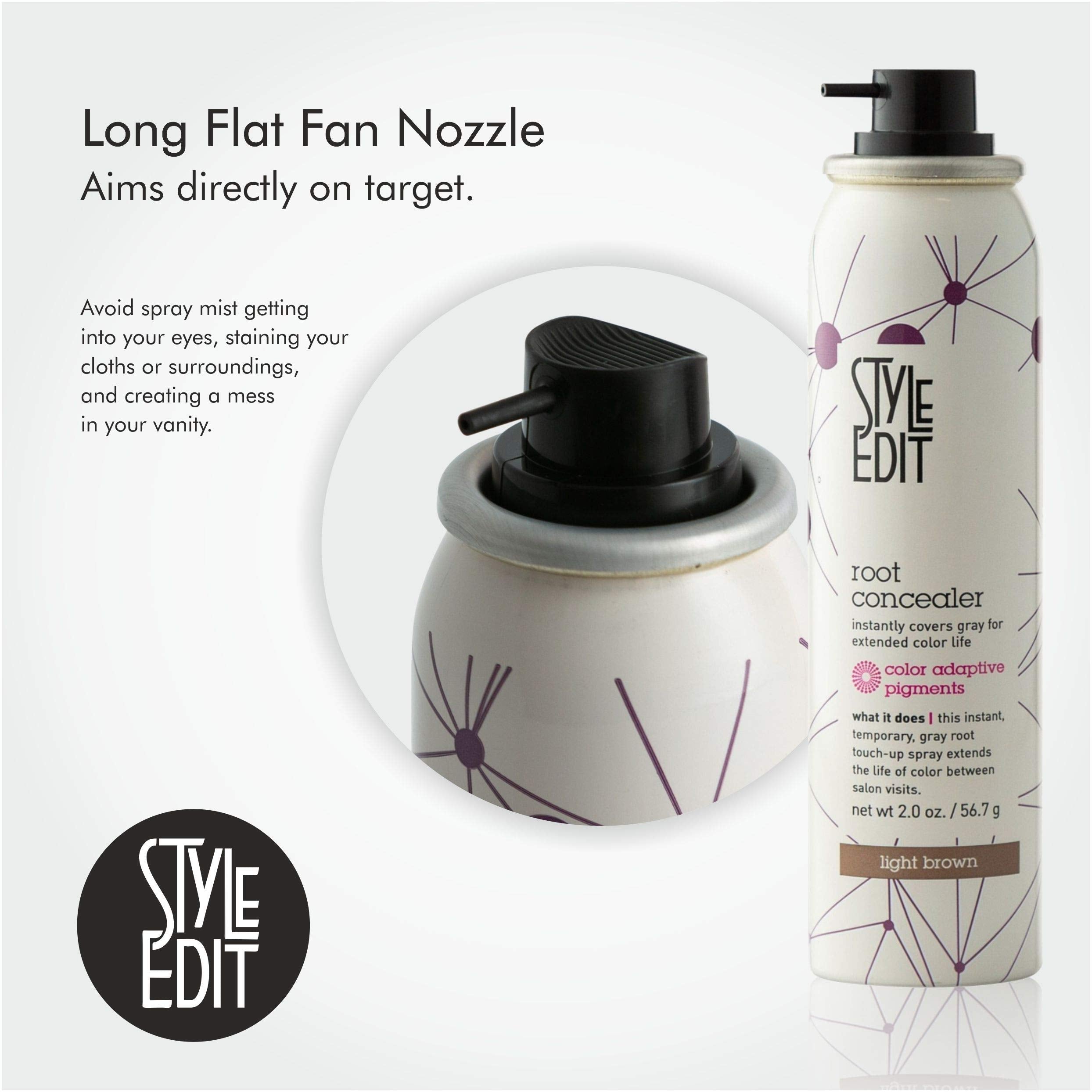 STYLE EDIT close texture shot of spray finish showing natural blend benefit
