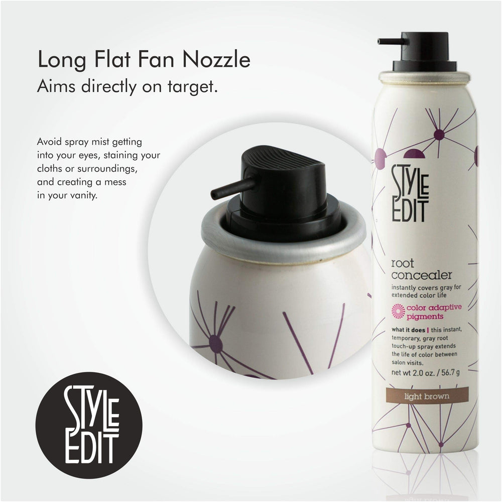 STYLE EDIT close texture shot of spray finish showing natural blend benefit
