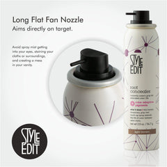 STYLE EDIT close texture shot of spray finish showing natural blend benefit