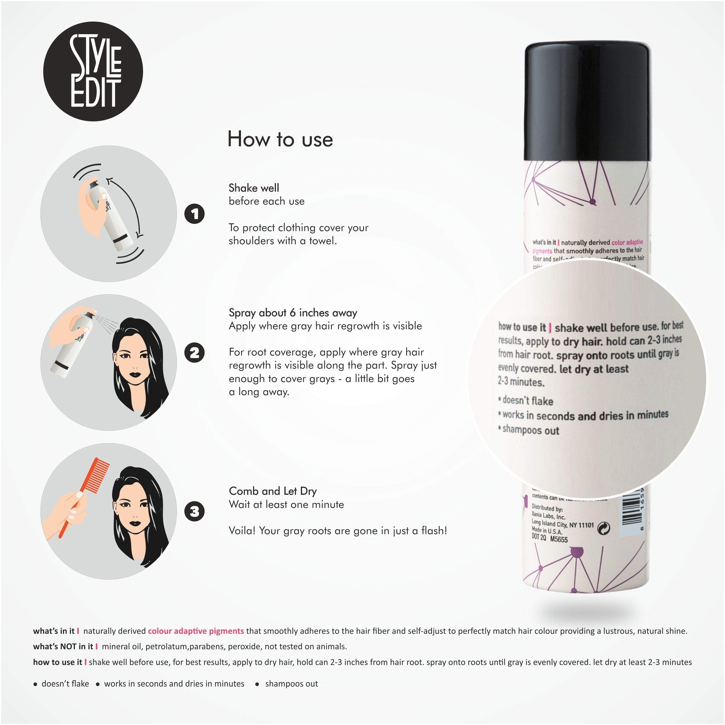 STYLE EDIT close-up of nozzle demonstrating precise, even spray application benefit