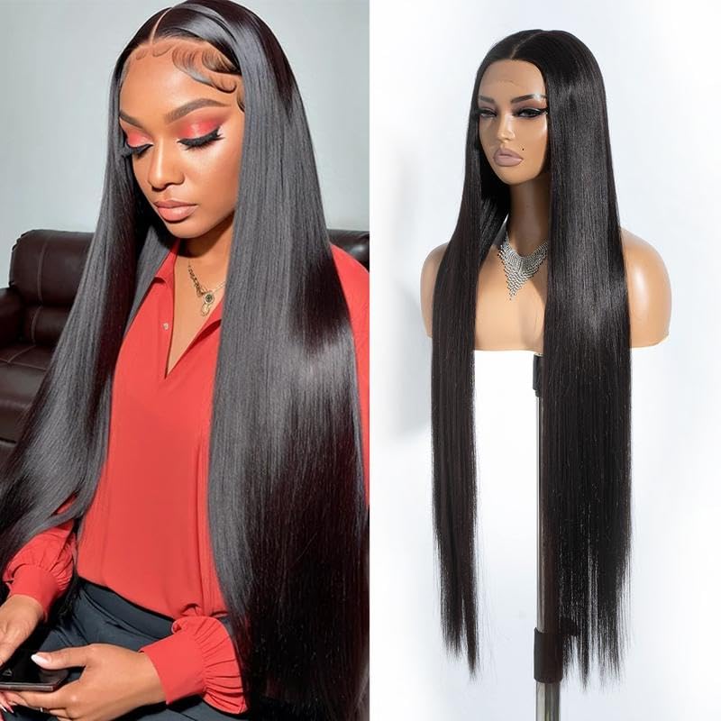 Style Icon close-up of pre-plucked lace hairline for realistic look