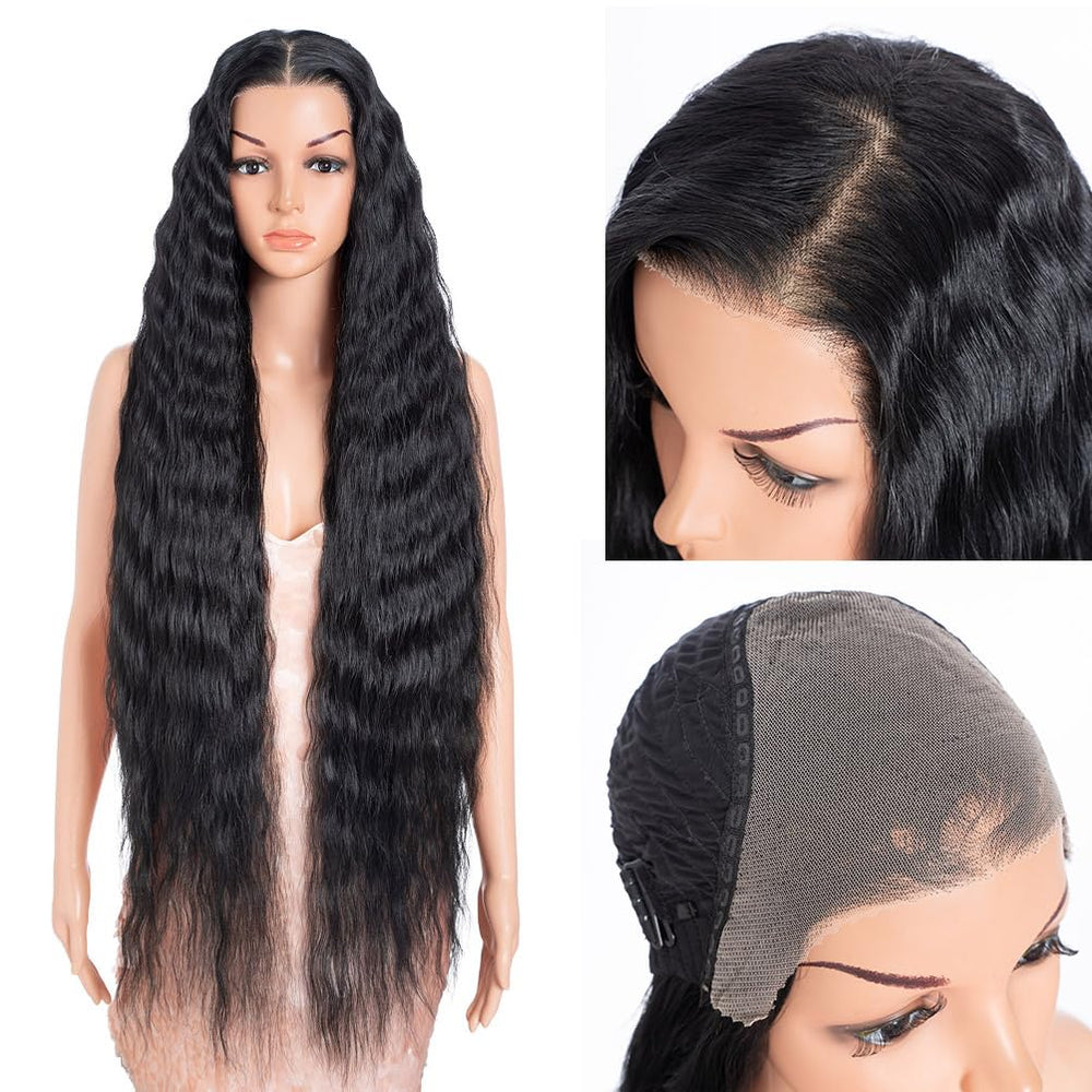 Style Icon front view showcasing long bohemian waves and instant volume