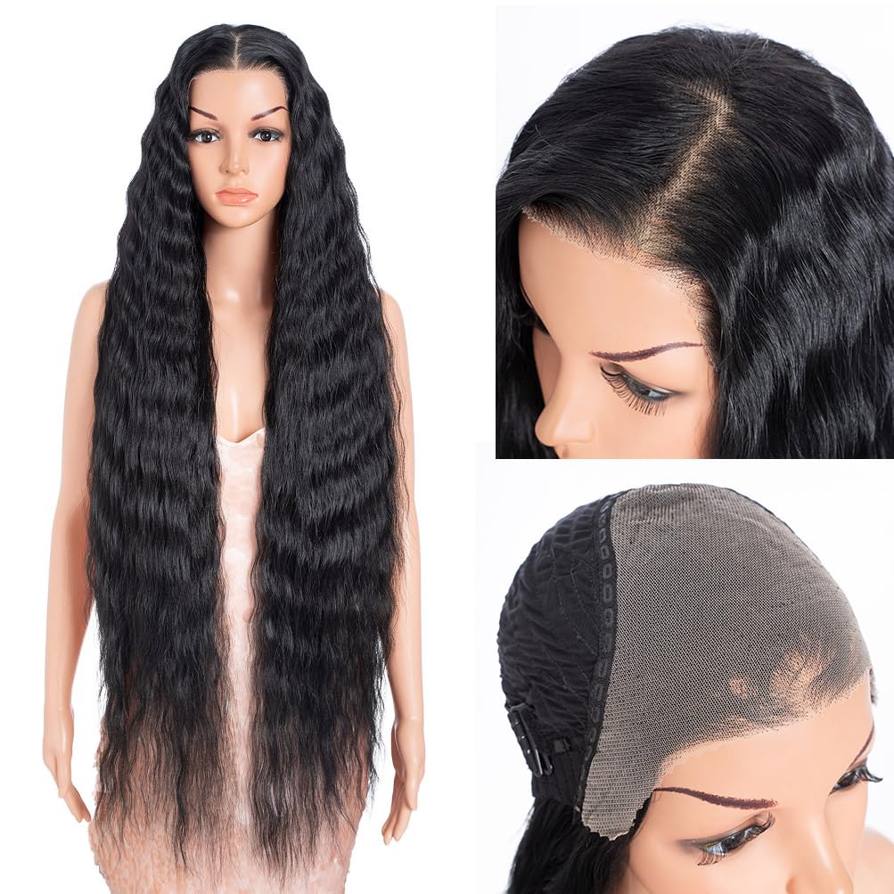 Style Icon front view showcasing long bohemian waves and instant volume