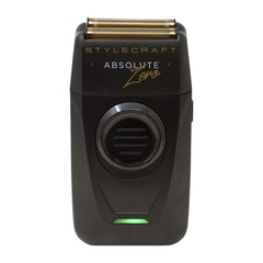 StyleCraft front view of shaver showing foil and compact form, ensures close smooth shaves