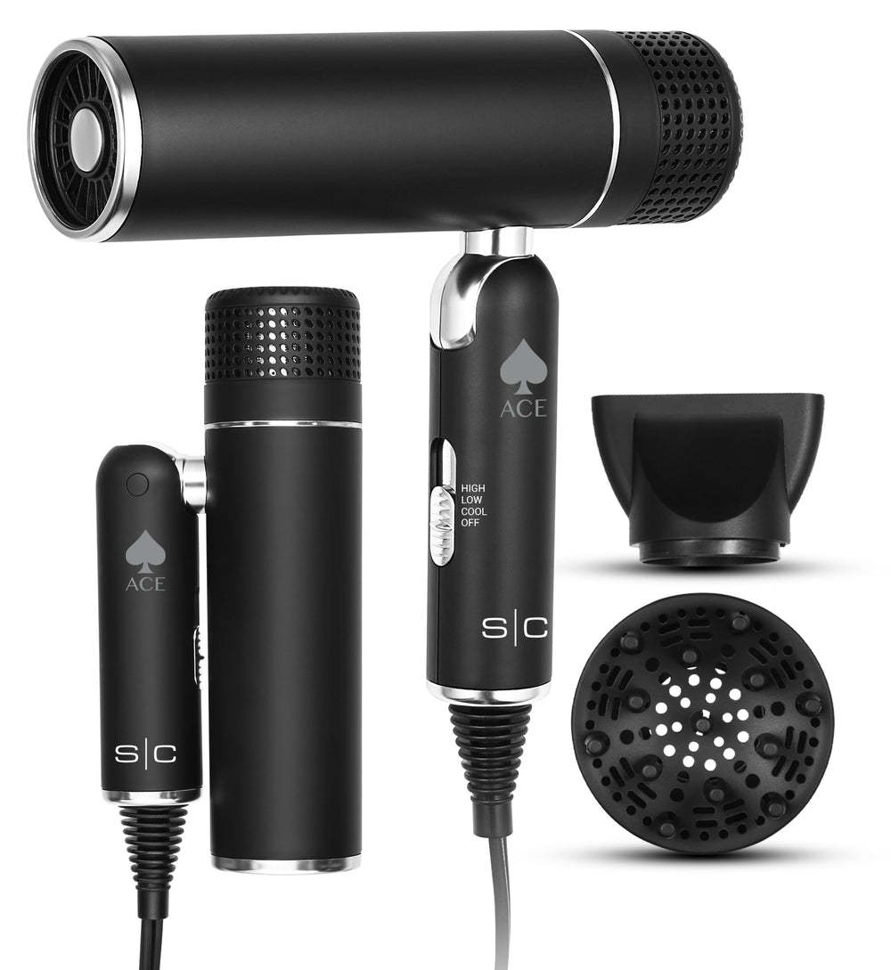 StyleCraft Ace front view showing matte black finish and sleek design for confident styling