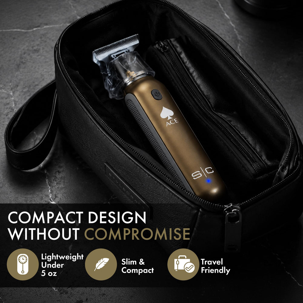 STYLECRAFT Ace on bathroom counter in lifestyle scene for travel readiness