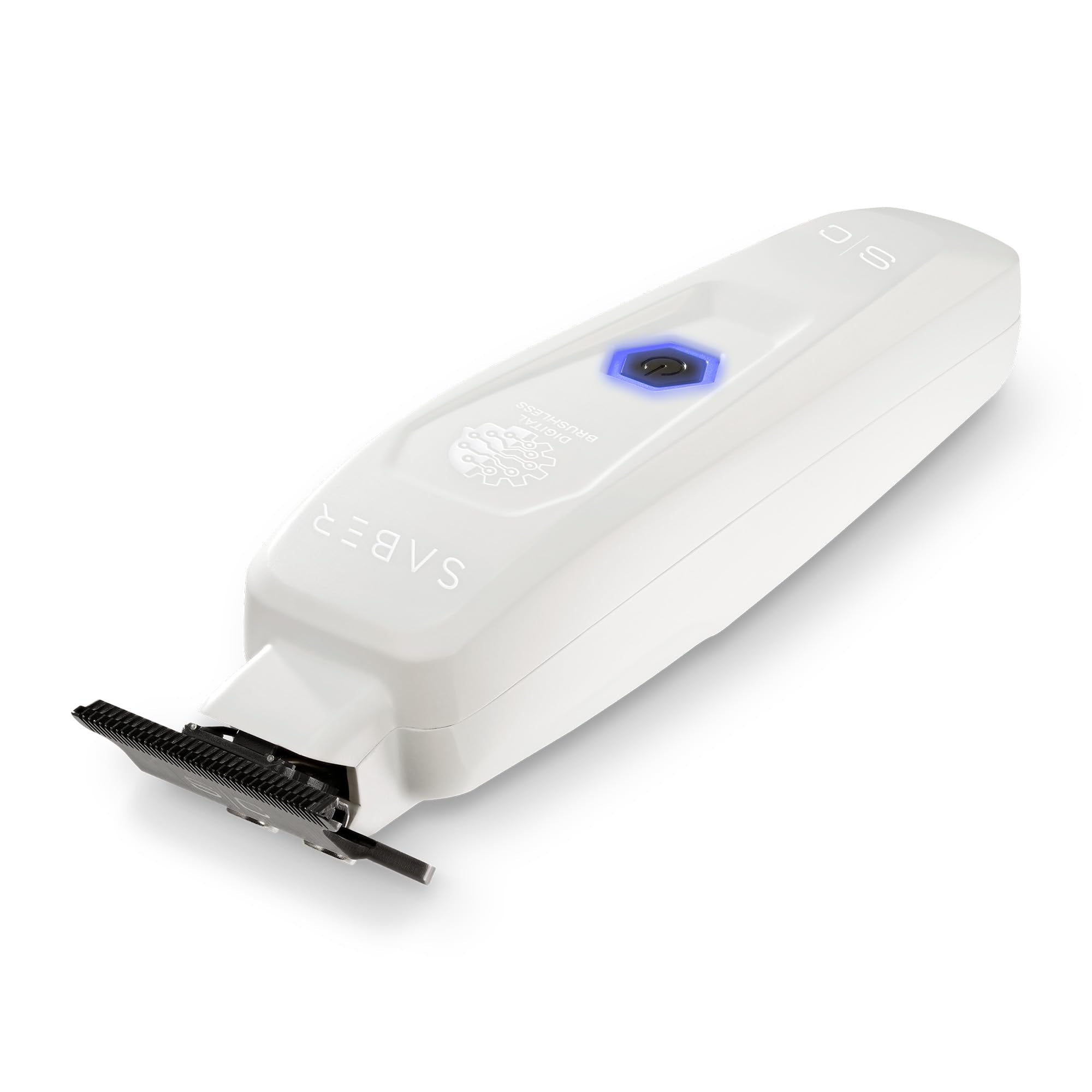 STYLECRAFT Saber cutting action on client demonstrating clean, precise hair removal