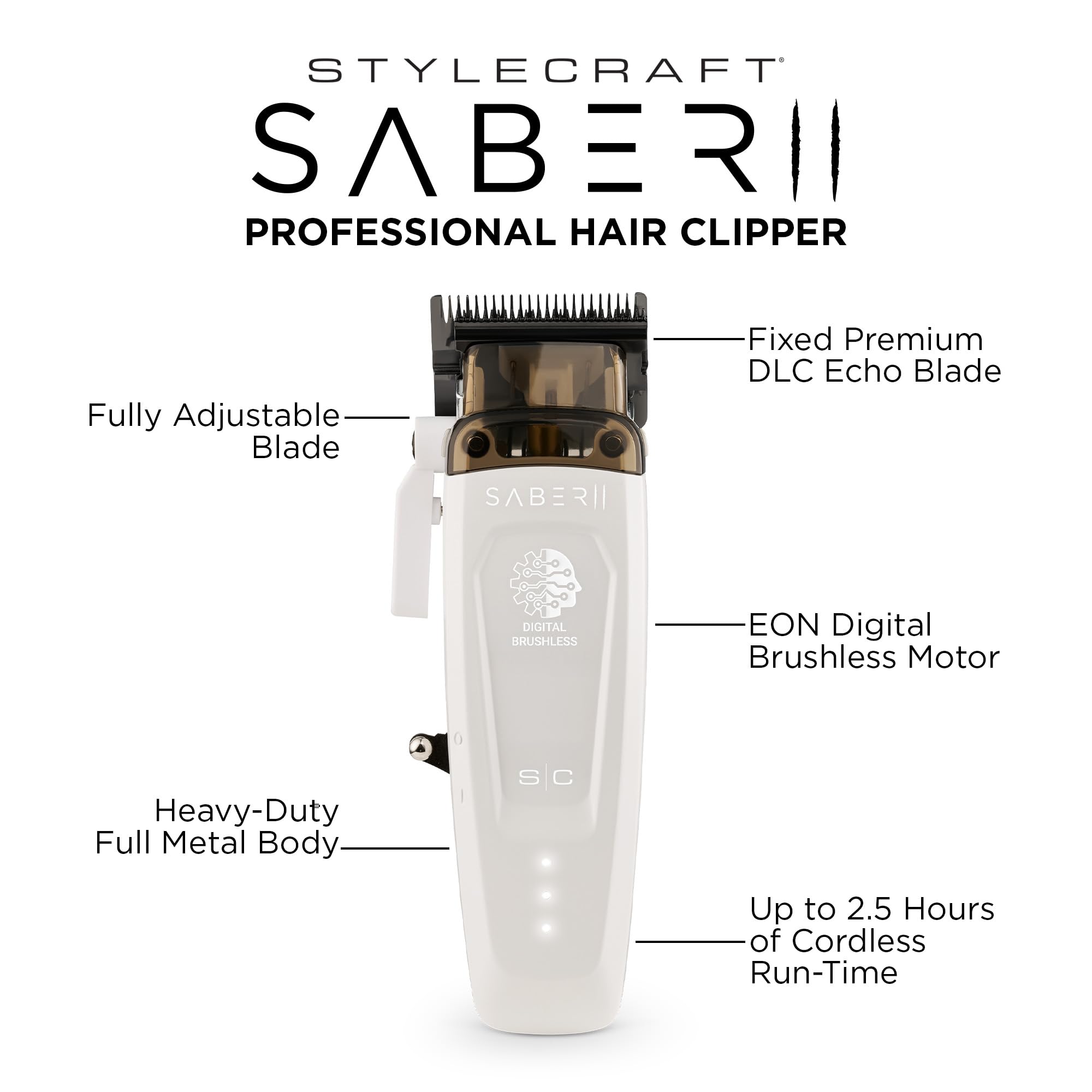 STYLECRAFT Saber 2 open drop-top demonstrating easy access for quick cleaning benefit