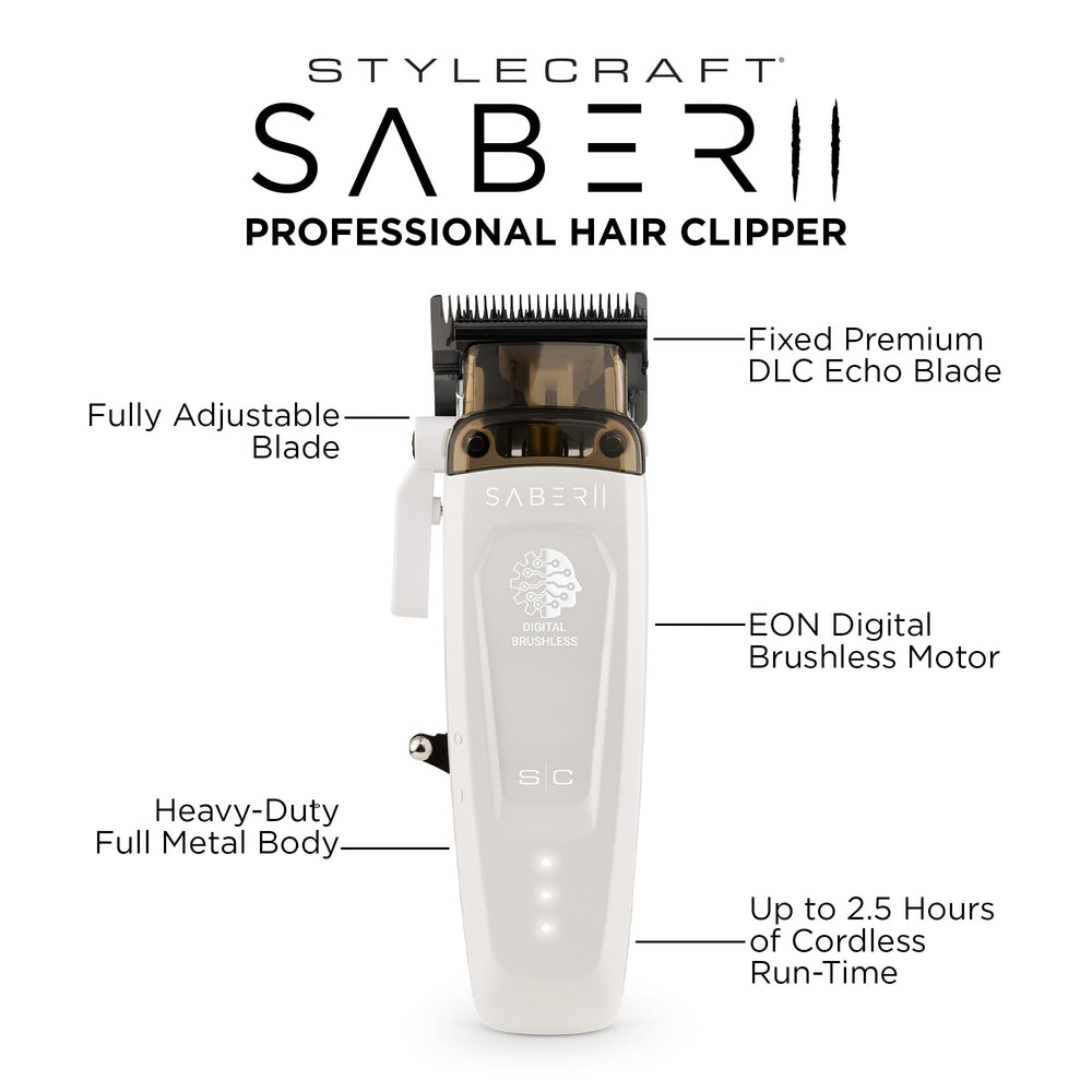 STYLECRAFT Saber 2 open drop-top demonstrating easy access for quick cleaning benefit