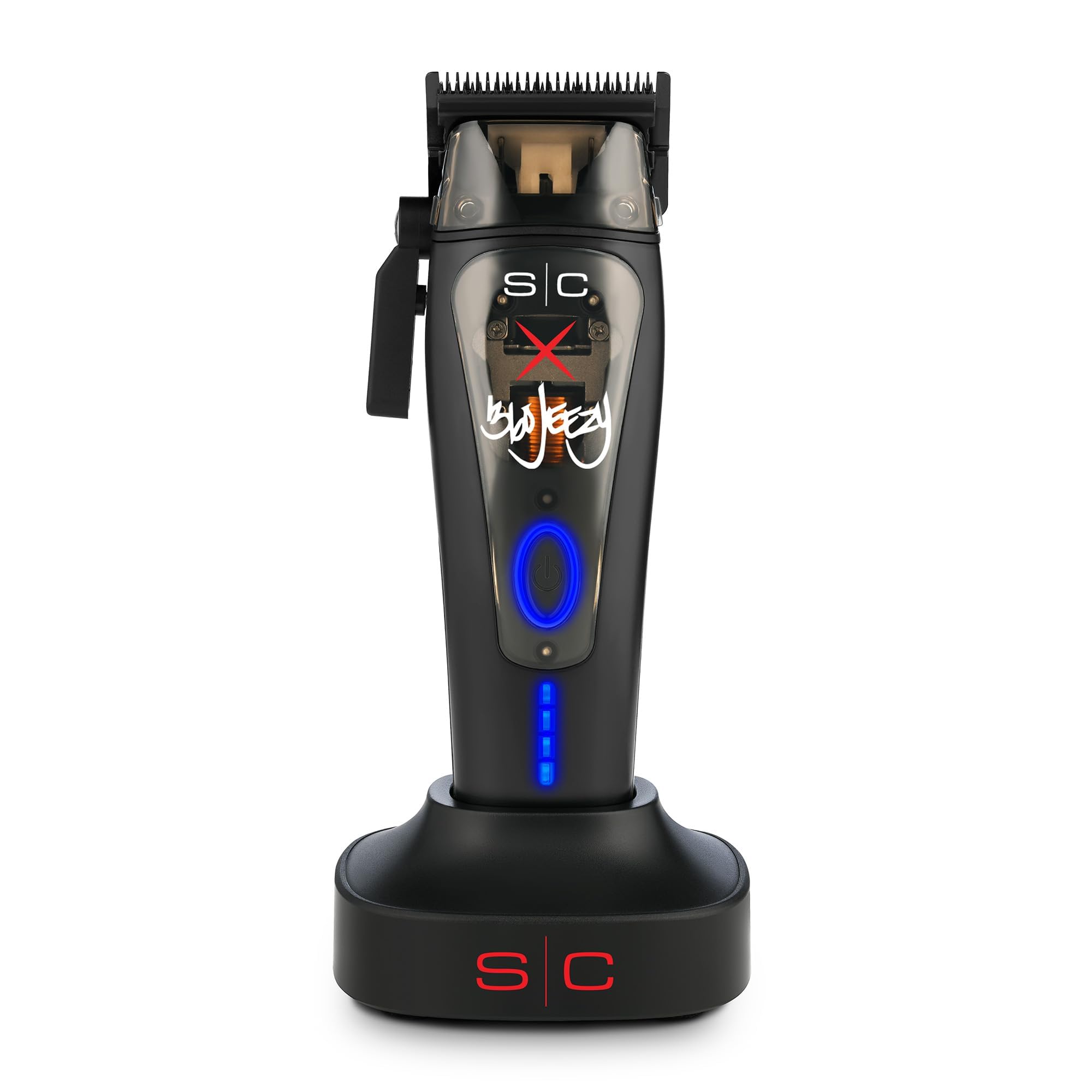 StyleCraft clipper front view showing ergonomic grip and control benefits