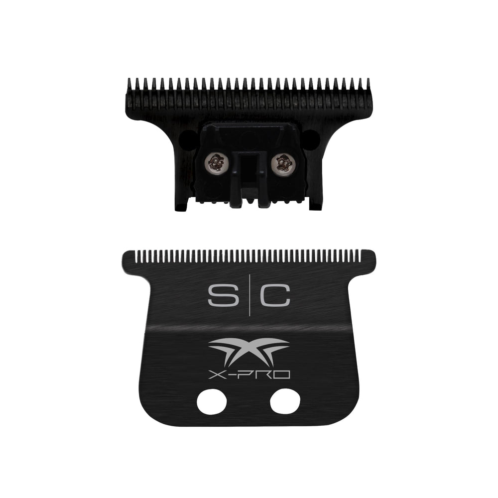 STYLECRAFT front view of X-Pro wide blade showing full 41mm width and professional fit