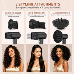 StyleVibe diffuser attached styling curly hair to enhance curl definition