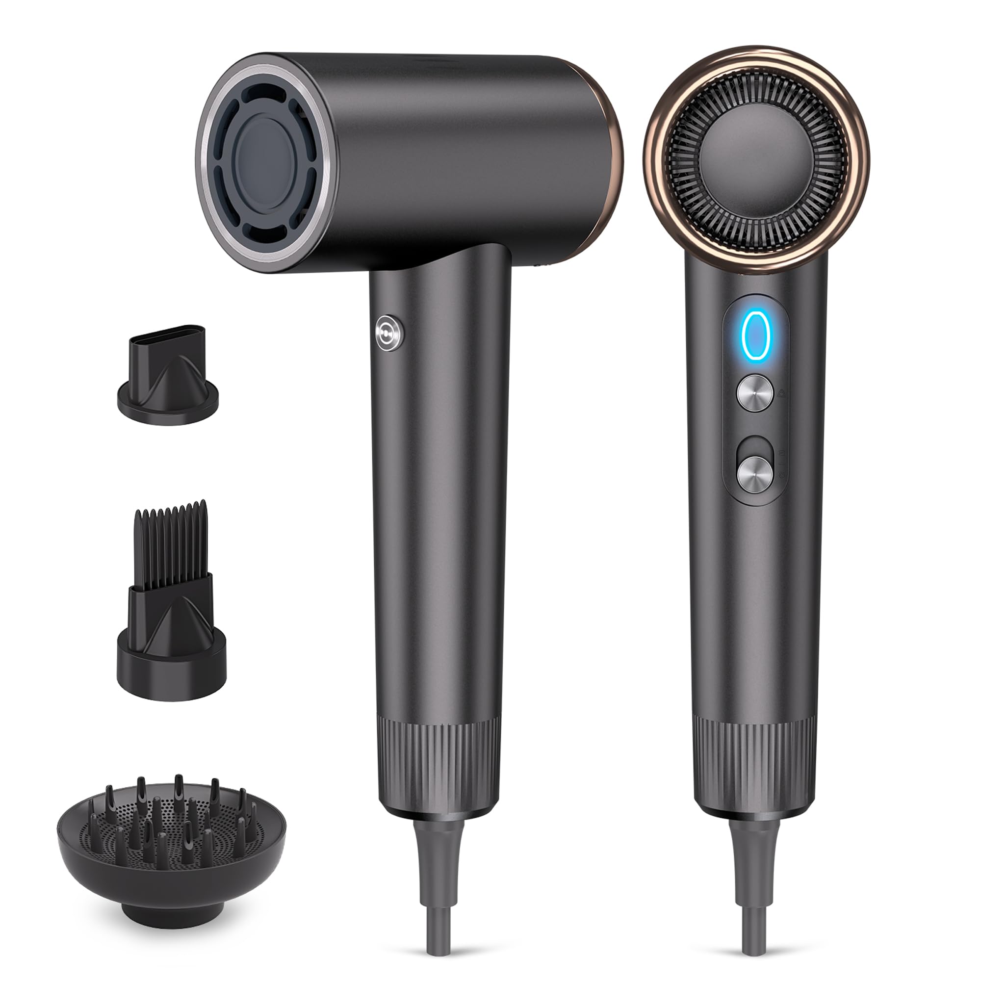 StyleVibe front view showing sleek dryer and fast-drying benefit