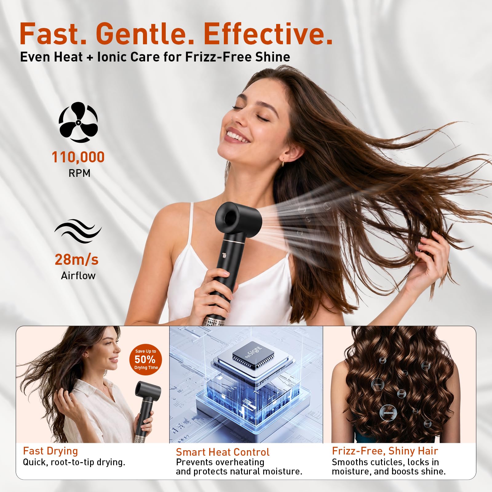 StyleVibe auto-wrap barrels demonstrating effortless directional curls