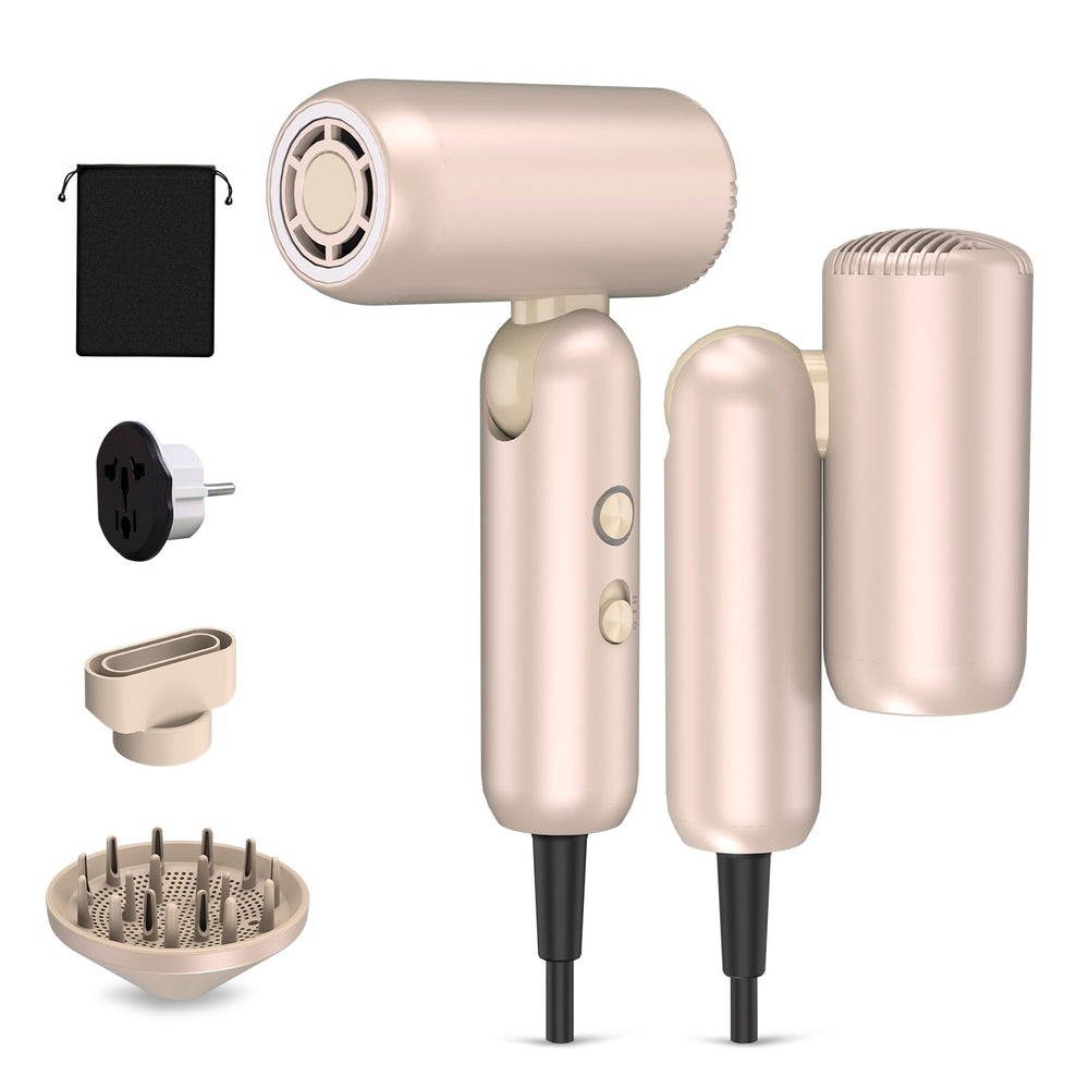 StyleVibe Mythsight cord and integrated EU adapter demonstrating travel compatibility