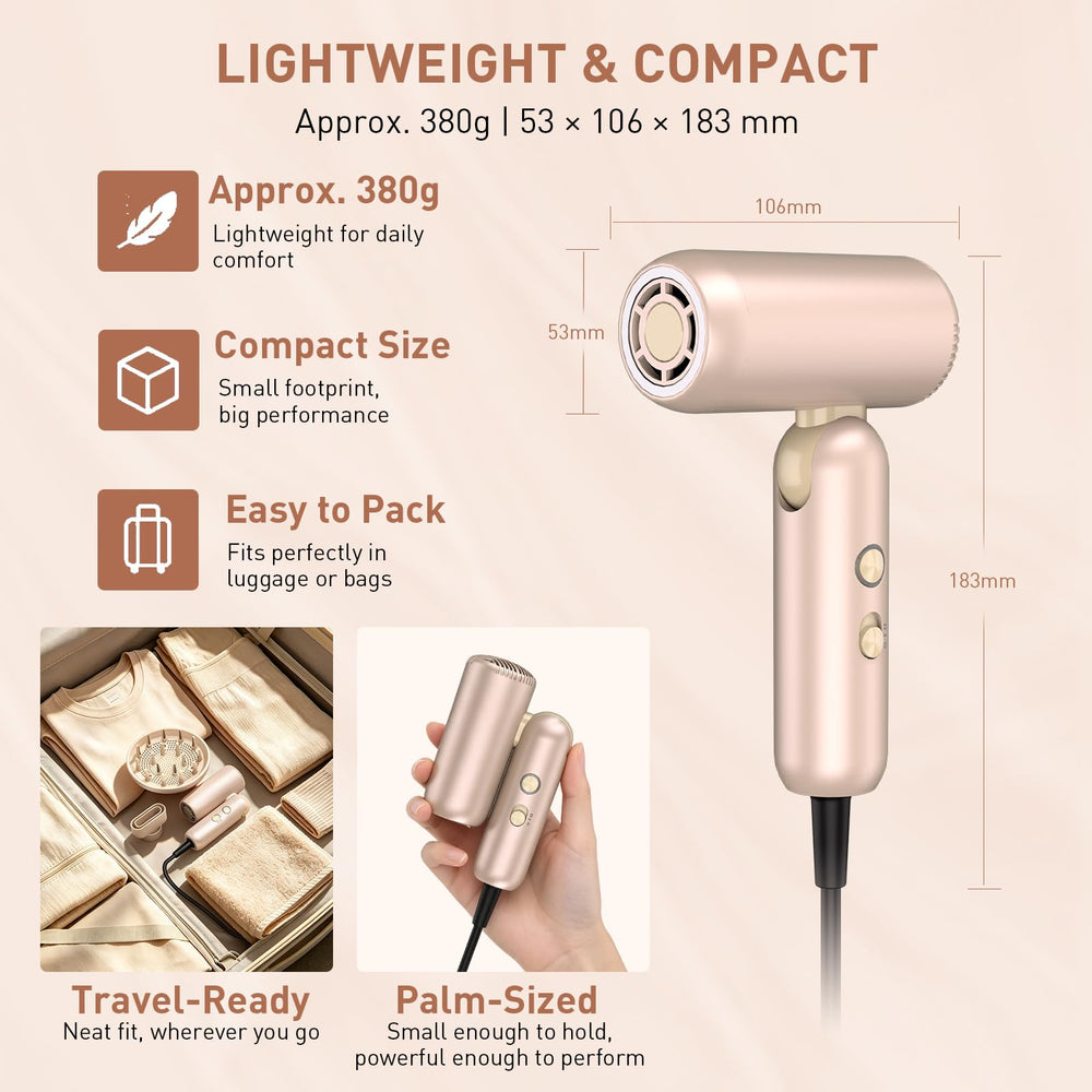 StyleVibe Mythsight being used on hair illustrating fast drying and smooth results