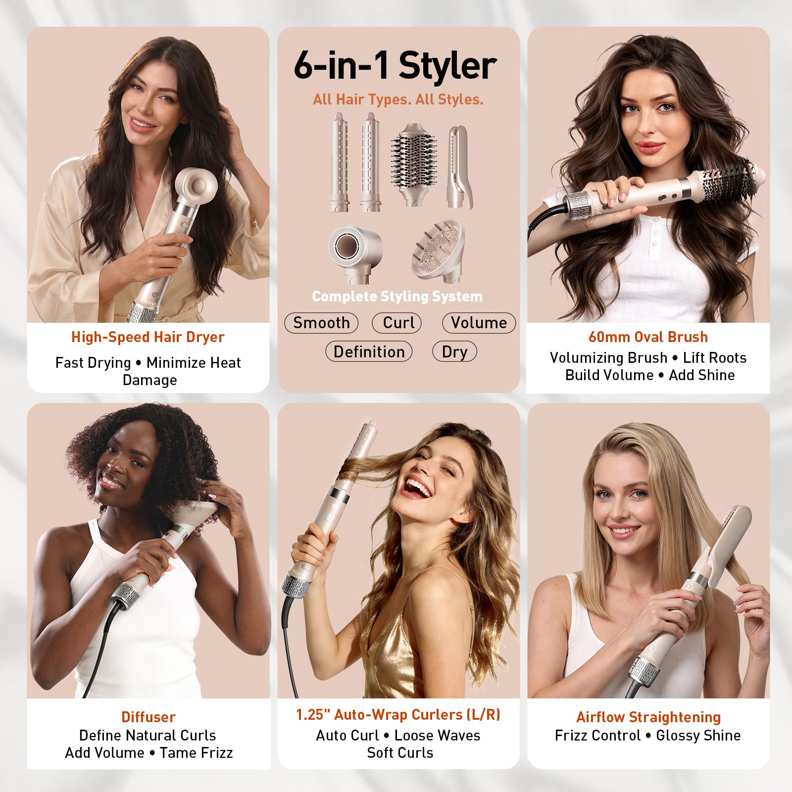 StyleVibe paddle brush texture and ceramic coating for smooth straightening
