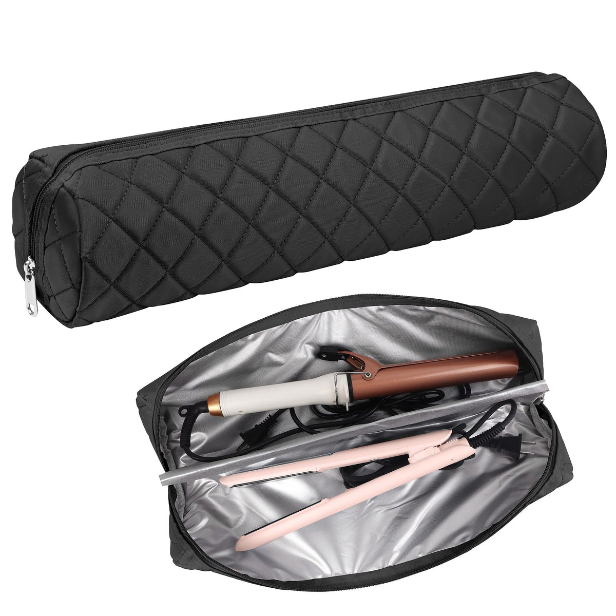 Suafrnut front closed bag showing compact protective shape and zipper