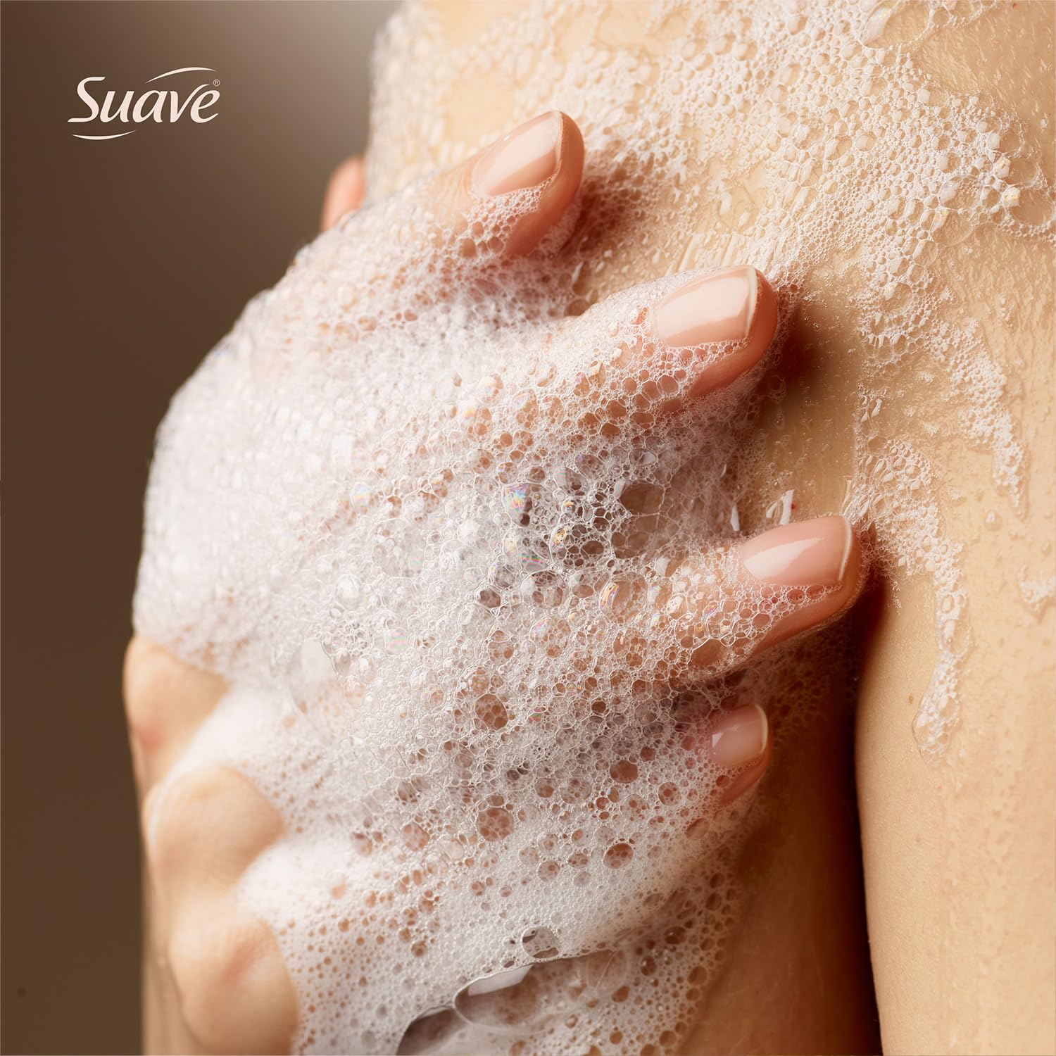 Suave back label with ingredients visible for transparency