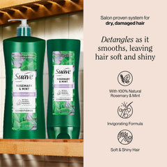 Suave two-size conditioner bundle displayed side by side for convenience