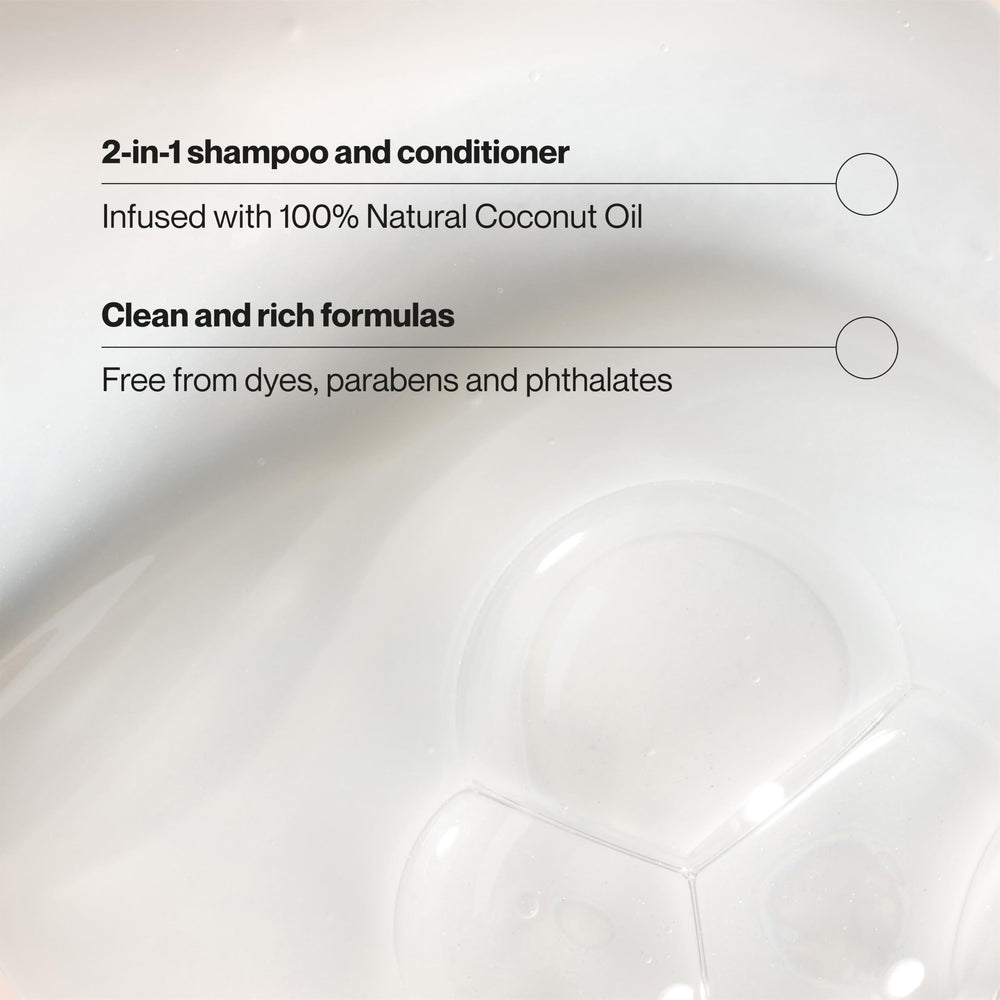 Suave creamy lather texture demonstrating rich foam that conditions while cleansing