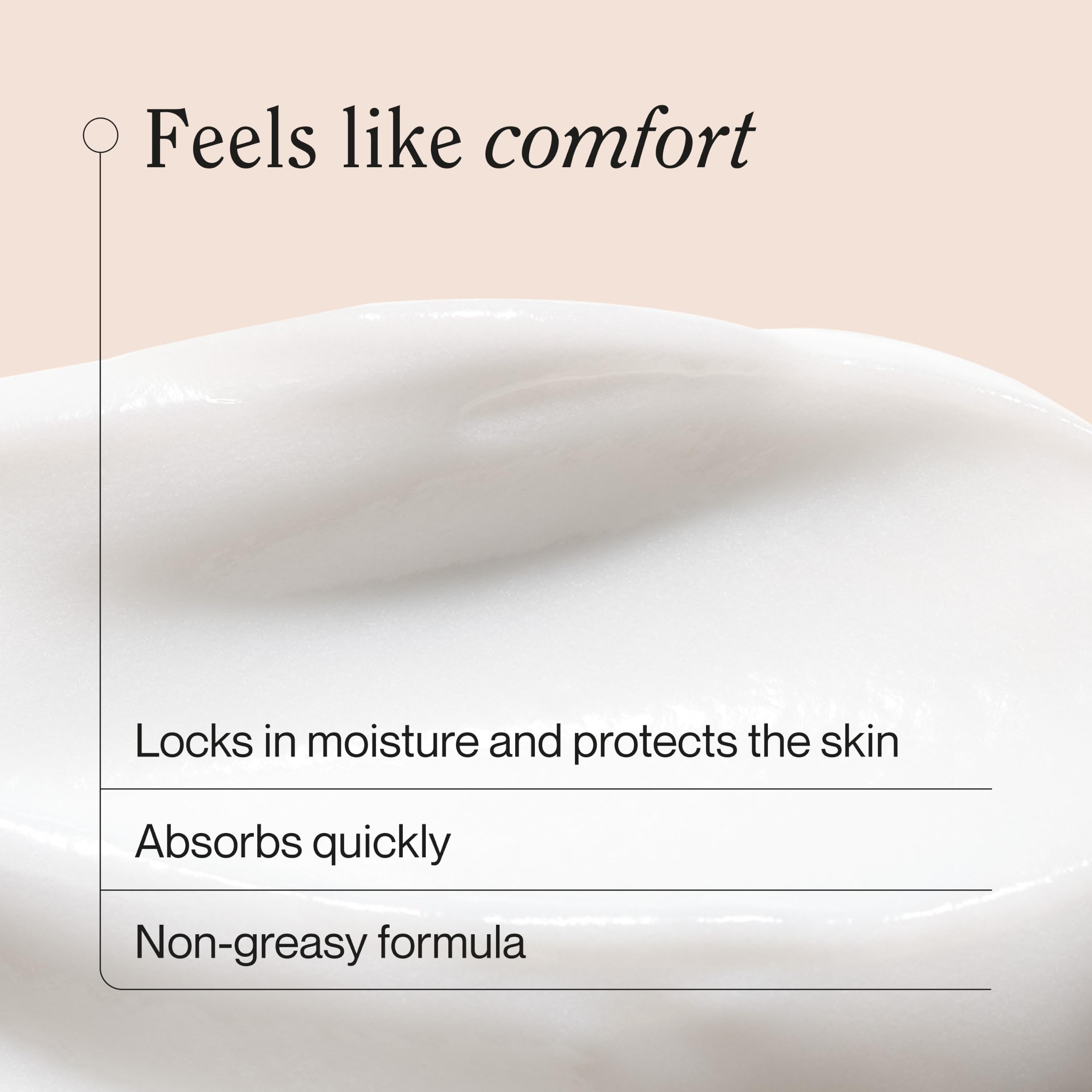Person applying Suave lotion to hands demonstrating fast relief for dry skin