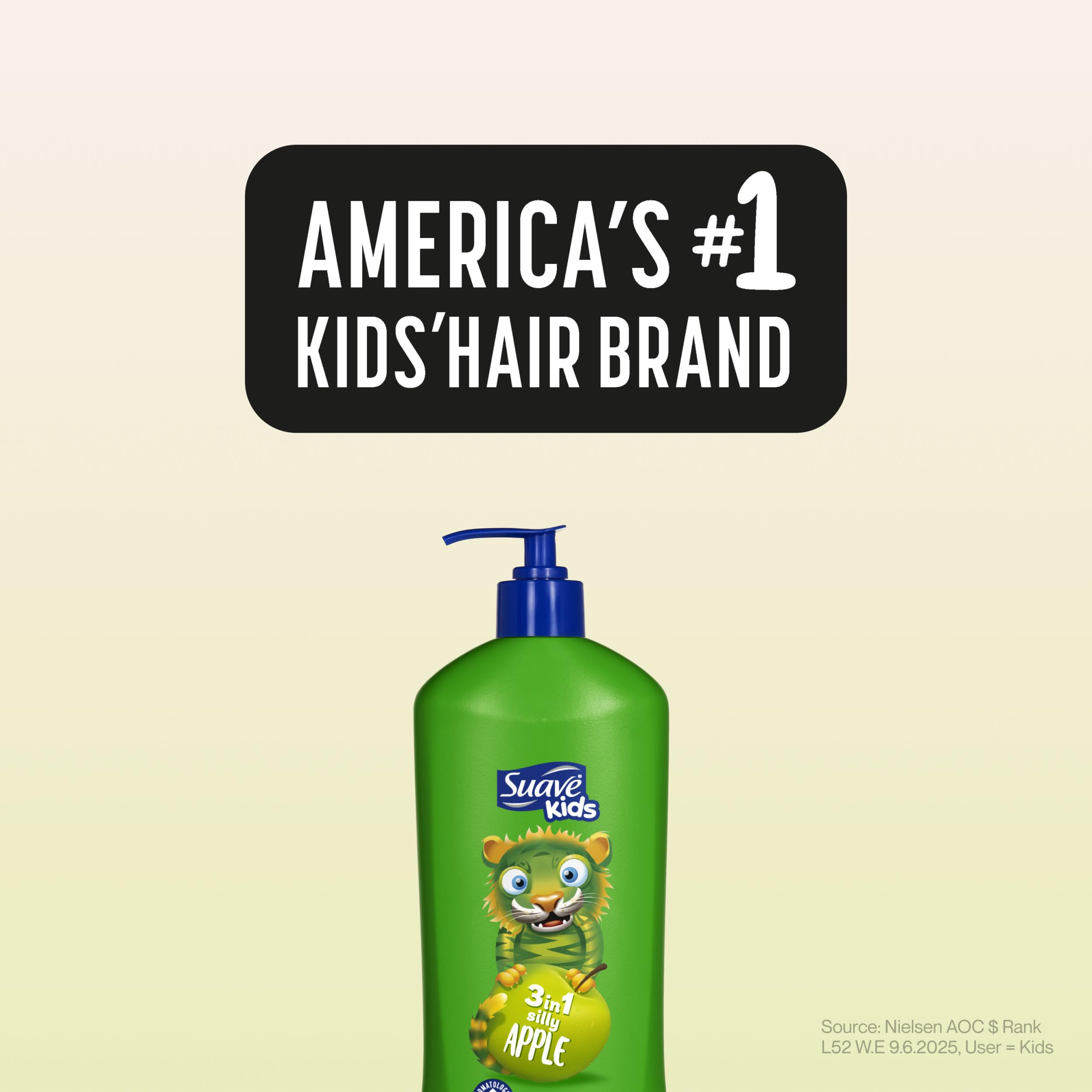 suave kids multipack stacked illustrating six-count supply for multiple bathrooms benefits