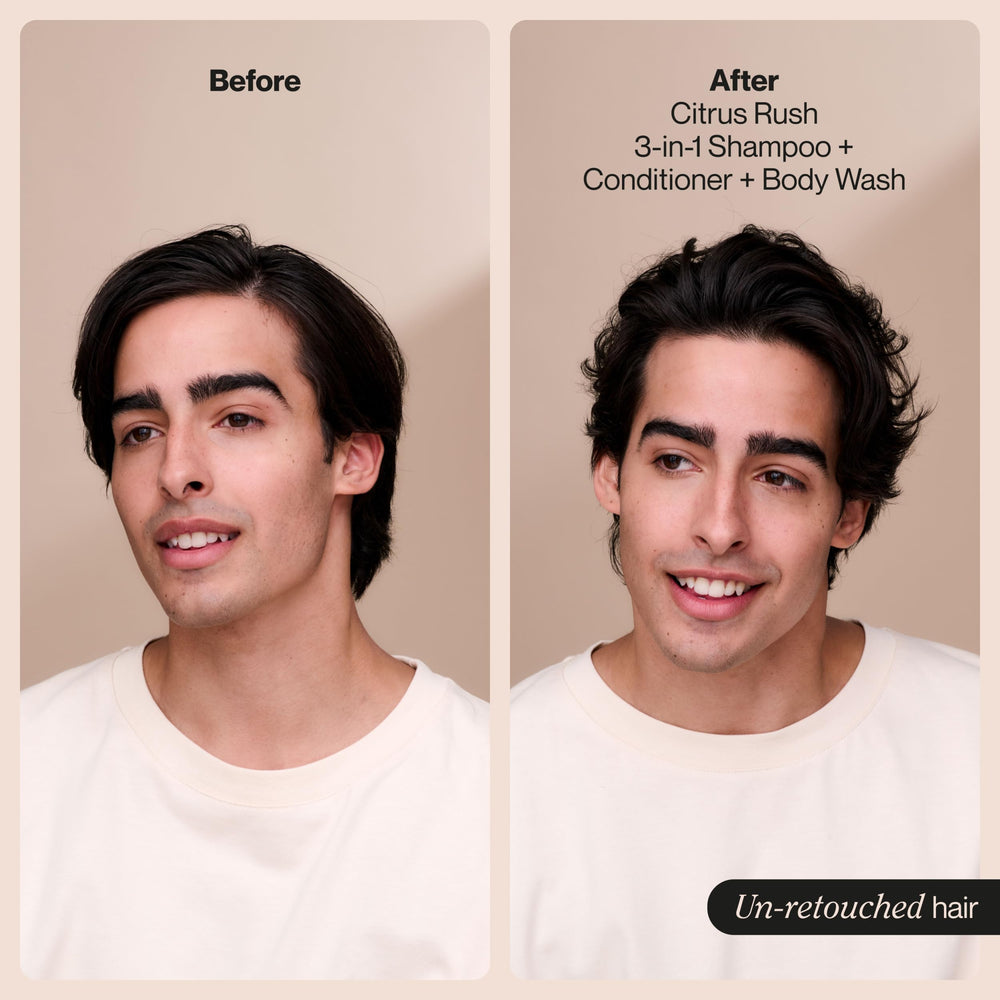 Suave Men lather texture close-up demonstrating creamy cleansing foam