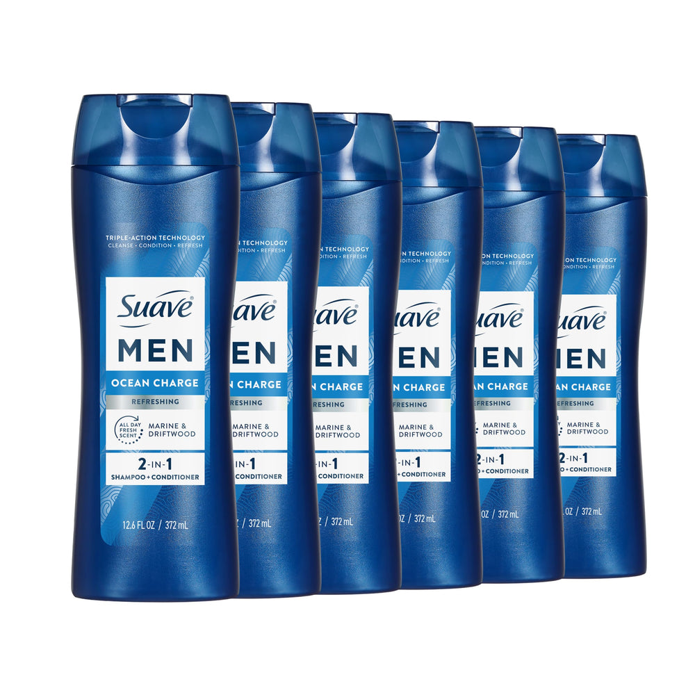 Suave front label showing product name and key benefit for quick use