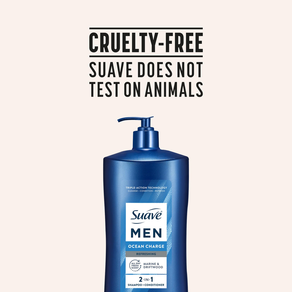 Suave Men lifestyle image of man after shower showing refreshed scent benefit