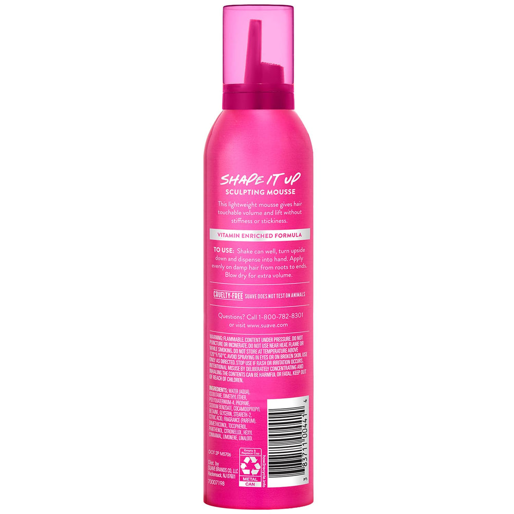Hand dispensing Suave mousse illustrating correct amount and even coverage