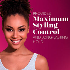 suave+ gel on hand ready to apply for easy styling