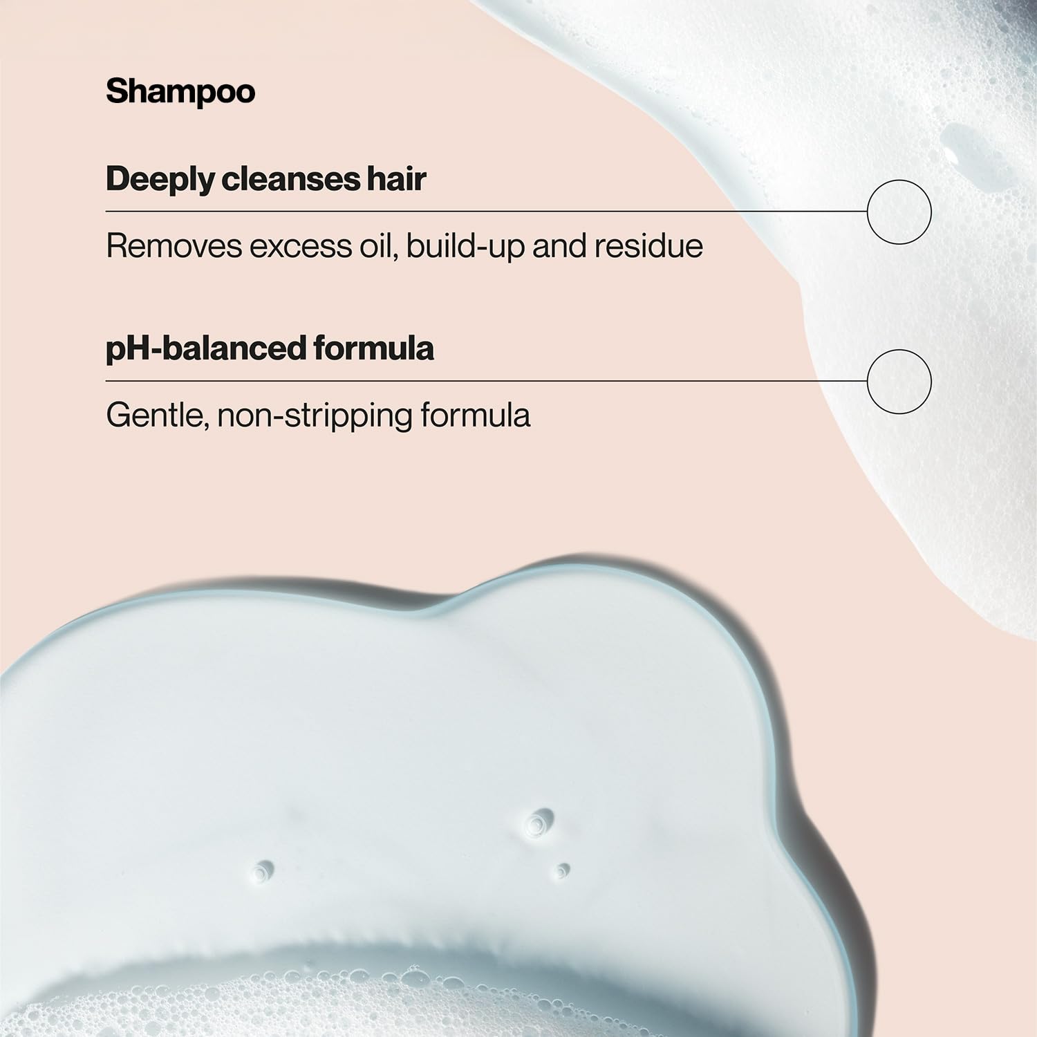 suave+ conditioner cream texture showing smoothing benefit